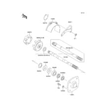 Drive Shaft pour Kawasaki 1996 750 SXi