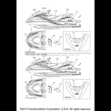 GRAPHICS pour Yamaha 2006 WaveRunner FX Cruiser High Output - FX1100AE - 2006