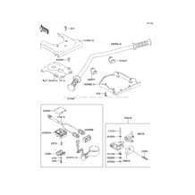 Handlebar(JS750-B2/B3) pour Kawasaki 1996 750 SXi