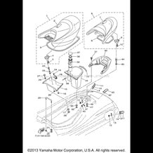 SEAT UNDER LOCKER pour Yamaha 2006 WaveRunner FX Cruiser High Output - FX1100AE - 2006