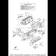 CRANKCASE pour Yamaha 2006 WaveRunner FX Cruiser High Output 50TH Anniversary Edition - FX1100BE - 2006