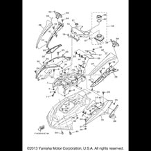 ENGINE HATCH 1 pour Yamaha 2006 WaveRunner FX Cruiser High Output 50TH Anniversary Edition - FX1100BE - 2006