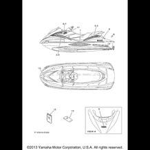 GRAPHICS pour Yamaha 2006 WaveRunner FX Cruiser High Output 50TH Anniversary Edition - FX1100BE - 2006