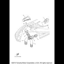 VENTILATION pour Yamaha 2006 WaveRunner FX Cruiser High Output 50TH Anniversary Edition - FX1100BE - 2006