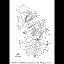 ENGINE HATCH 2 pour Yamaha 2006 WaveRunner FX High Output - FX1100E - 2006