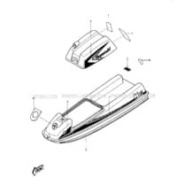 LABELS (JS440-A9/A10) pour Kawasaki 1985 JS440