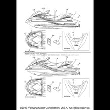 GRAPHICS pour Yamaha 2006 WaveRunner FX High Output - FX1100E - 2006