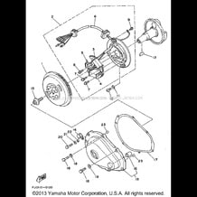 GENERATOR pour Yamaha 1992 WaveRunner WAVE RUNNER III 650 (WRA650Q) 1992