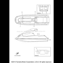 IMPORTANT LABELS pour Yamaha 2006 WaveRunner SuperJet - SJ700BE - 2006