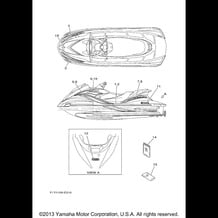 GRAPHICS pour Yamaha 2006 WaveRunner WaveRunner FX - FX1000E - 2006