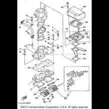 INTAKE pour Yamaha 1992 WaveRunner WAVE RUNNER III 650 (WRA650Q) 1992