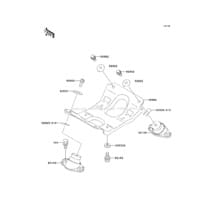 Engine Mount pour Kawasaki 1996 SS