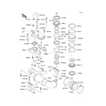 Muffler(s) pour Kawasaki 1996 SS