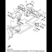 JET UNIT 2 pour Yamaha 1992 WaveRunner WAVE RUNNER III 650 (WRA650Q) 1992