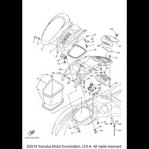 ENGINE HATCH 2 pour Yamaha 2006 WaveRunner WaveRunner GP1300R - GP1300E - 2006