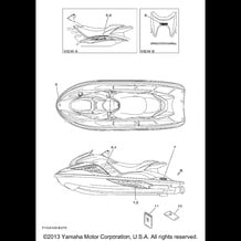 GRAPHICS pour Yamaha 2006 WaveRunner WaveRunner GP1300R - GP1300E - 2006