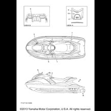 IMPORTANT LABELS pour Yamaha 2006 WaveRunner WaveRunner GP1300R - GP1300E - 2006