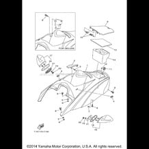 ENGINE HATCH 1 pour Yamaha 2006 WaveRunner WaveRunner VX110 Deluxe - VX1100AE - 2006