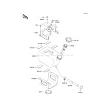 Oil Tank(JT750-B2/B3) pour Kawasaki 1996 STS