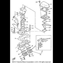AIR FILTER pour Yamaha 1992 WaveRunner WAVE RUNNER LX 650 (WR650Q) 1992