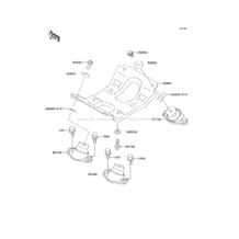 Engine Mount pour Kawasaki 1996 Super Sport XI