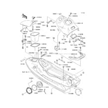 Hull Fittings pour Kawasaki 1996 Super Sport XI