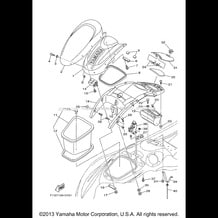 ENGINE HATCH 2 pour Yamaha 2007 WaveRunner GP1300R - GP1300-F - 2007