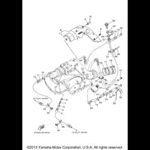 EXHAUST 2 pour Yamaha 2007 WaveRunner GP1300R - GP1300-F - 2007