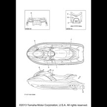 IMPORTANT LABELS pour Yamaha 2007 WaveRunner GP1300R - GP1300-F - 2007