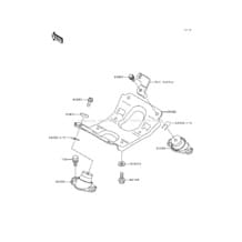 Engine Mount pour Kawasaki 1996 TS