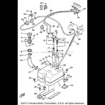 FUEL TANK pour Yamaha 1992 WaveRunner WAVE RUNNER LX 650 (WR650Q) 1992