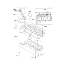 Crankcase pour Kawasaki 1997 1100 STX