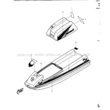 LABELS (JS550-A4) pour Kawasaki 1985 JS550