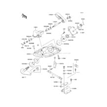 Handle Pole pour Kawasaki 1997 1100 STX