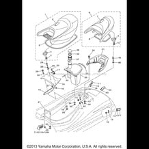 SEAT UNDER LOCKER pour Yamaha 2007 WaveRunner WAVERUNNER FX CRUISER - FX1000AF - 2007