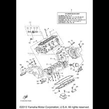 CRANKCASE pour Yamaha 2007 WaveRunner WaveRunner FX Cruiser HO - FX1100AF - 2007