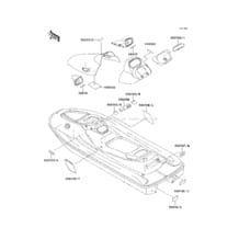 Labels pour Kawasaki 1997 1100 STX