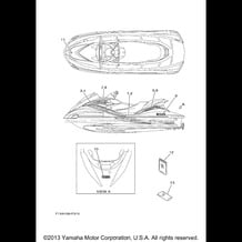 GRAPHICS pour Yamaha 2007 WaveRunner WaveRunner FX Cruiser HO - FX1100AF - 2007