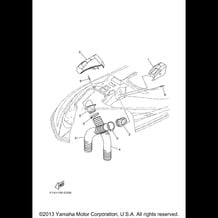 VENTILATION pour Yamaha 2007 WaveRunner WaveRunner FX Cruiser HO - FX1100AF - 2007