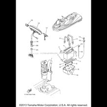 ELECTRICAL 3 pour Yamaha 2007 WaveRunner WaveRunner FX HO - FX1100F - 2007