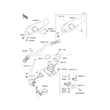 Handlebar pour Kawasaki 1997 1100 ZXi