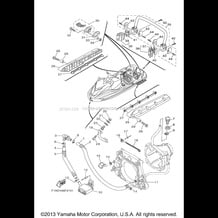 HULL DECK pour Yamaha 2007 WaveRunner WaveRunner FX HO - FX1100F - 2007