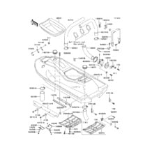 Hull(JH1100-A2-A5) pour Kawasaki 1997 1100 ZXi