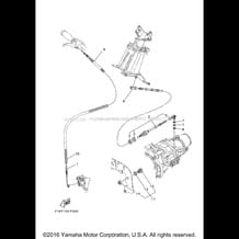 CONTROL CABLE pour Yamaha 2007 WaveRunner WaveRunner VX - VX1100F - 2007