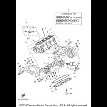 CRANKCASE pour Yamaha 2007 WaveRunner WaveRunner VX - VX1100F - 2007