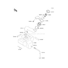 Oil Tank(JH1100-A2-A5) pour Kawasaki 1997 1100 ZXi