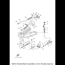 EXHAUST 2 pour Yamaha 2007 WaveRunner WaveRunner VX - VX1100F - 2007