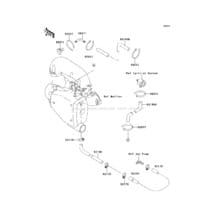 Cooling pour Kawasaki 1997 750 SXi (Canada Only)