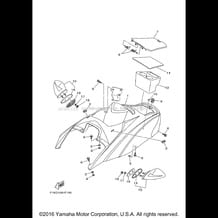 ENGINE HATCH 1 pour Yamaha 2007 WaveRunner WaveRunner VX Cruiser - VX1100AF - 2007