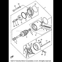 STARTING MOTOR pour Yamaha 1988 WaveRunner WJ500G - 1988